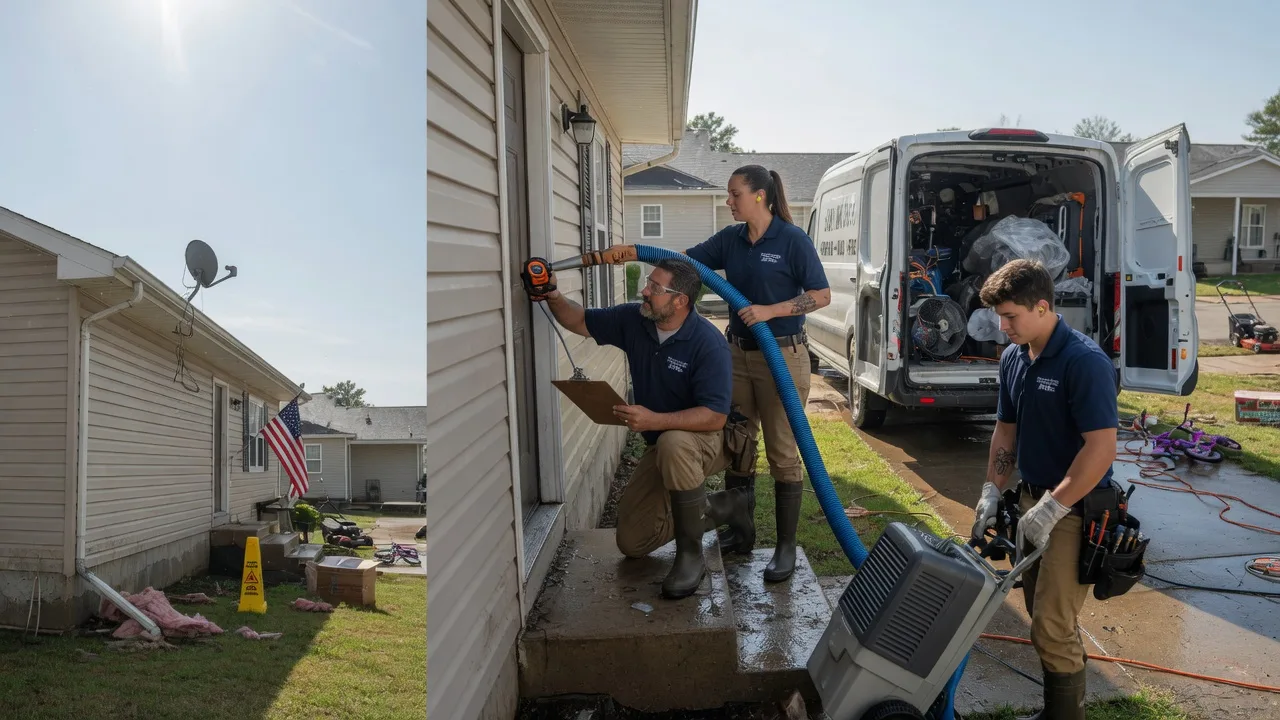 Ceiling Water Damage Restoration in Quitman, MS near me